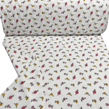 Cute Little Flowers Double Gauze