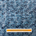 Blue Paisley Dressmaking Cotton Batik