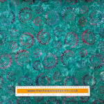 Jade Spirals Dressmaking Cotton Batik