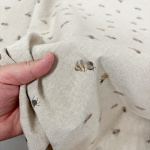 Busy Honey Bee Linen Look Panama