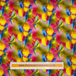 Sunset Lemons Viscose Sateen