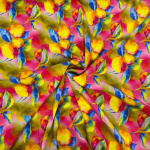 Sunset Lemons Viscose Sateen