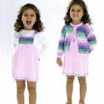 James Brett Dress and Cardigan Pattern JB984