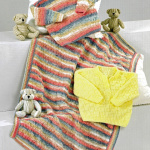 James Brett Sweaters and Blanket Pattern JB883