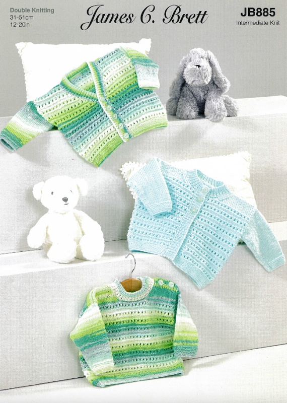 Image of James Brett Sweater and Cardigans Pattern JB885