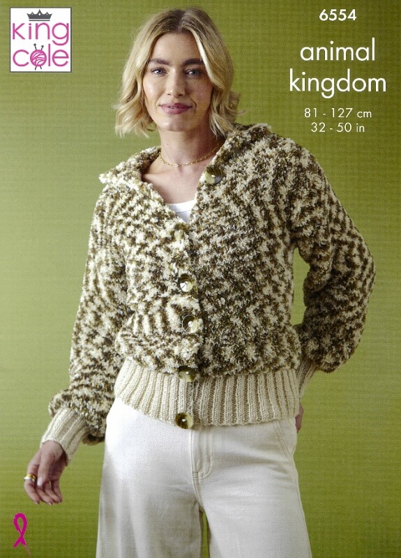 Image of King Cole Tank Top and Cardigan Pattern 6554