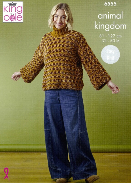 King Cole Tank Top and Sweater Pattern 6555