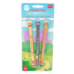 Legami Milano Fur-ever Friends 0.7mm Erasable Pen Set