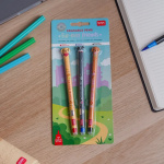 Legami Milano Fur-ever Friends 0.7mm Erasable Pen Set