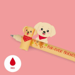 Legami Milano Fur-ever Friends 0.7mm Erasable Pen Set