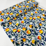 Tropical Oranges Linen Rayon