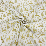 Scandi Metallic Christmas Cottons
