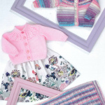 James Brett Cardigan and Blanket Pattern JB681