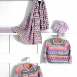 James Brett Cardigan, Sweater and Blanket Patter JB746