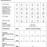 James Brett Cardigan, Sweater and Blanket Patter JB746