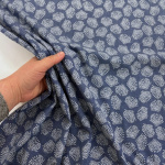 Flower Splash Cotton Chambray
