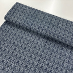 Leaf Circle Tile Cotton Chambray