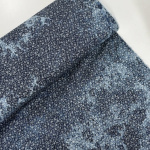 Tie Dye Ditsy Flowers Cotton Chambray