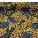 Tribal Leaf Art Heavy Tapestry