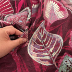 Cerise Botanic bloom Art Heavy Tapestry
