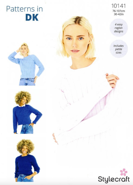 Stylecraft Sweaters Pattern 10141