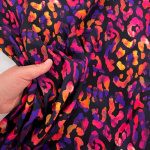 Jungle Fever Leopard Print Viscose Challis