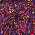 Jungle Fever Leopard Print Viscose Challis