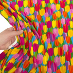 Tulip Time Viscose Challis