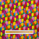 Tulip Time Viscose Challis