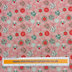 Baubles & Bows Christmas Cotton