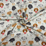 Holly and Hounds Christmas Cottons