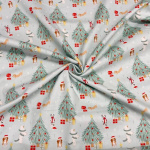 Holly and Hounds Christmas Cottons