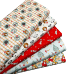 Holly and Hounds Christmas Cottons