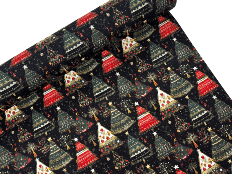 Image of Nordic Tree Christmas Polycotton