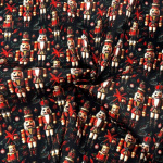 Nutcracker Noel Christmas Polycotton