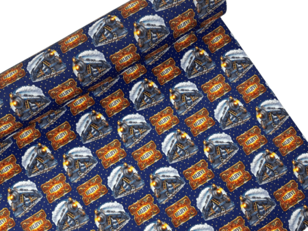 Christmas Express Polycotton