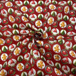 Festive Treats Red Christmas Polycotton