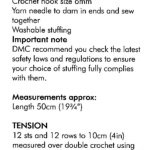 DMC Crochet Shell Cushion Pattern