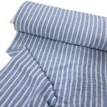 Soft Linen-Look Beach Stripe