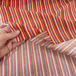 Retro Red Stripe Denim