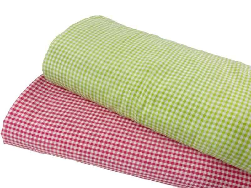 Image of Summer Gingham Yarn Dyed Polyester