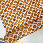 Orange Pumpkins Polycotton