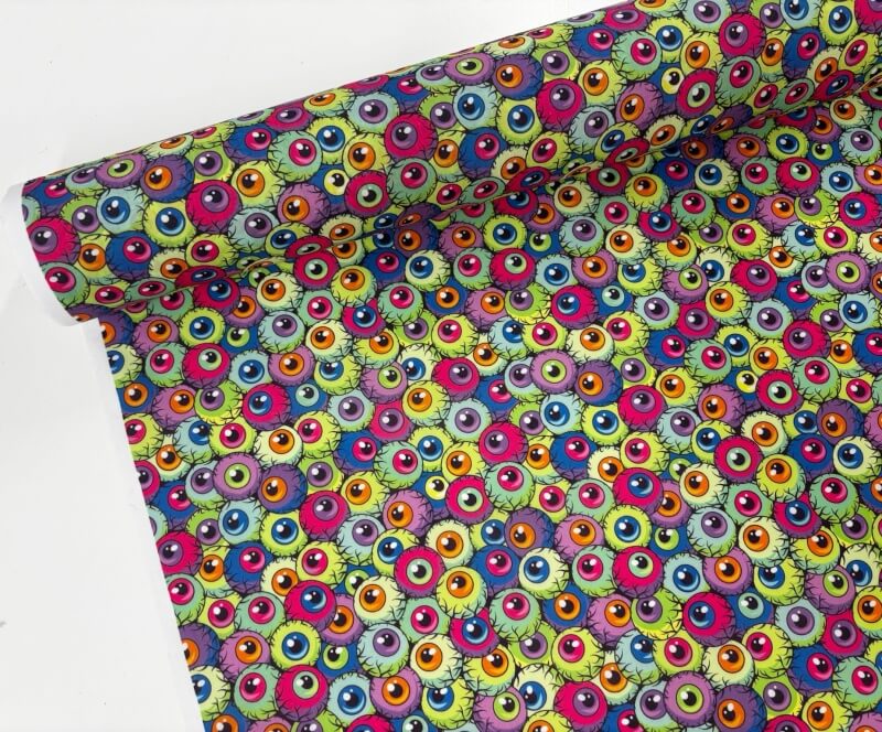 Image of Spooky Eyeballs Polycotton