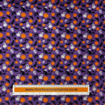 Witches Halloween Purple Polycotton