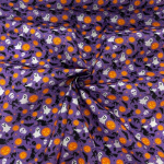 Witches Halloween Purple Polycotton