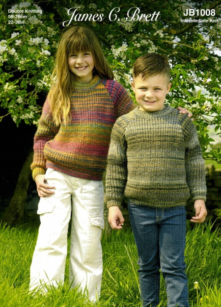 James C Brett Sweater Pattern JB1008