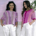 James C Brett Cardigan and Sweater Pattern JB1020