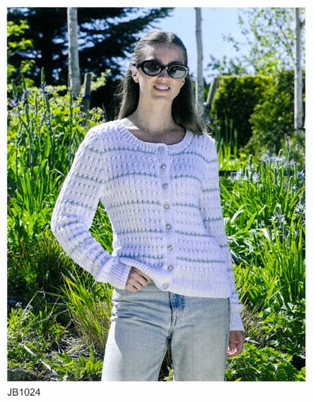 Image of James C Brett Cardigan Pattern JB1024