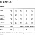 James C Brett Dress Pattern JB902