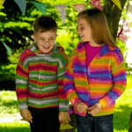 James C Brett Cardigan and Sweater Pattern JB979